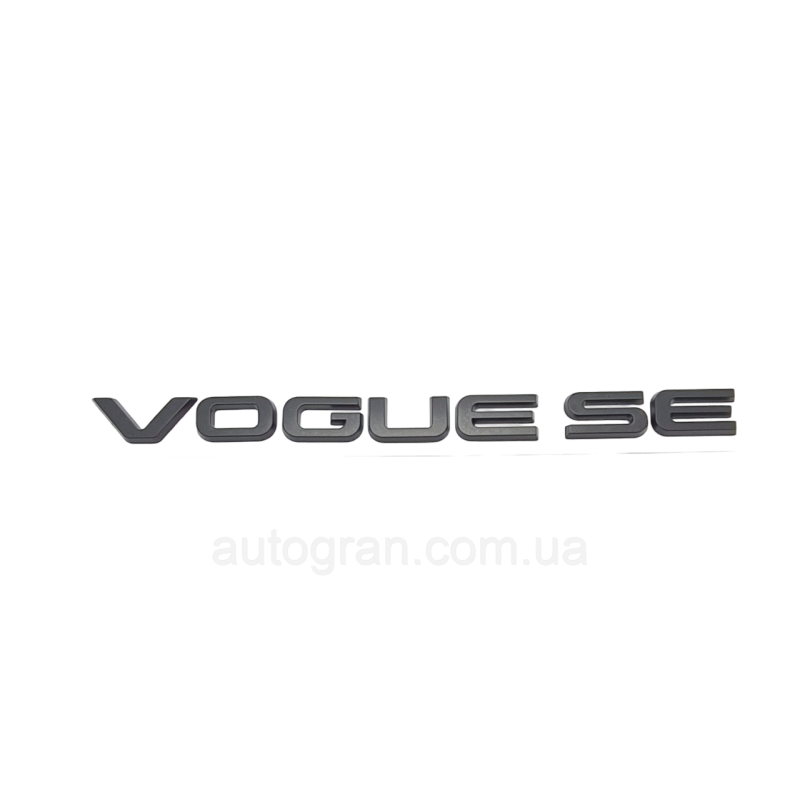 Емблема напис багажника Range Rover Vogue SE чорна