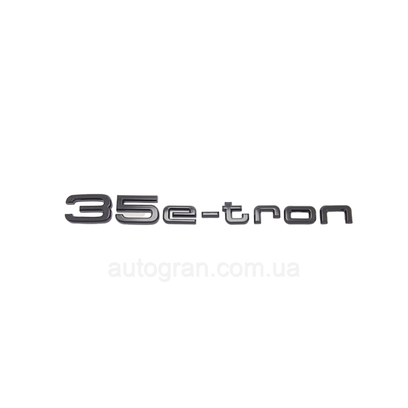 Емблема на кузов Audi 35 e-tron чорна