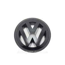Емблема решітки радіатора VW Volkswagen Tiguan 2007-2012 1K5853600 чорна глянцева