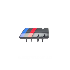 Емблема решітки радіатора BMW M-power чорна тип1