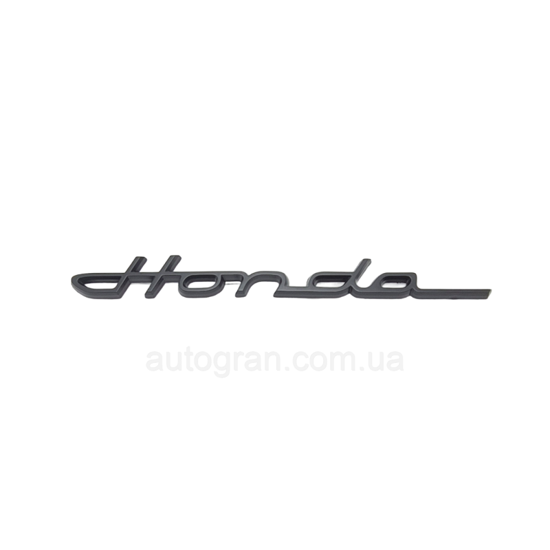 Емблема напис багажника Honda чорна Емблема напис багажника Honda чорна