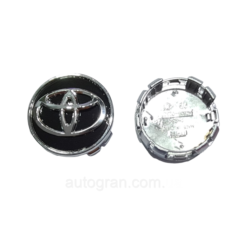 Ковпачки заглушки литих дисків Toyota Corolla, Auris Camry, Rav4 Venza чорні