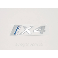 Емблема напис багажника BMW IX4