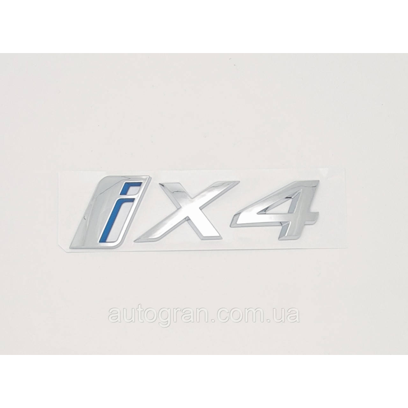 Емблема напис багажника BMW IX4