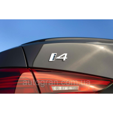 Емблема напис багажника BMW I4