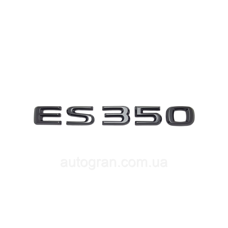 Емблема напис багажника Lexus ES350 чорна