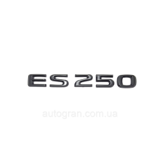 Емблема напис багажника Lexus ES250 чорна