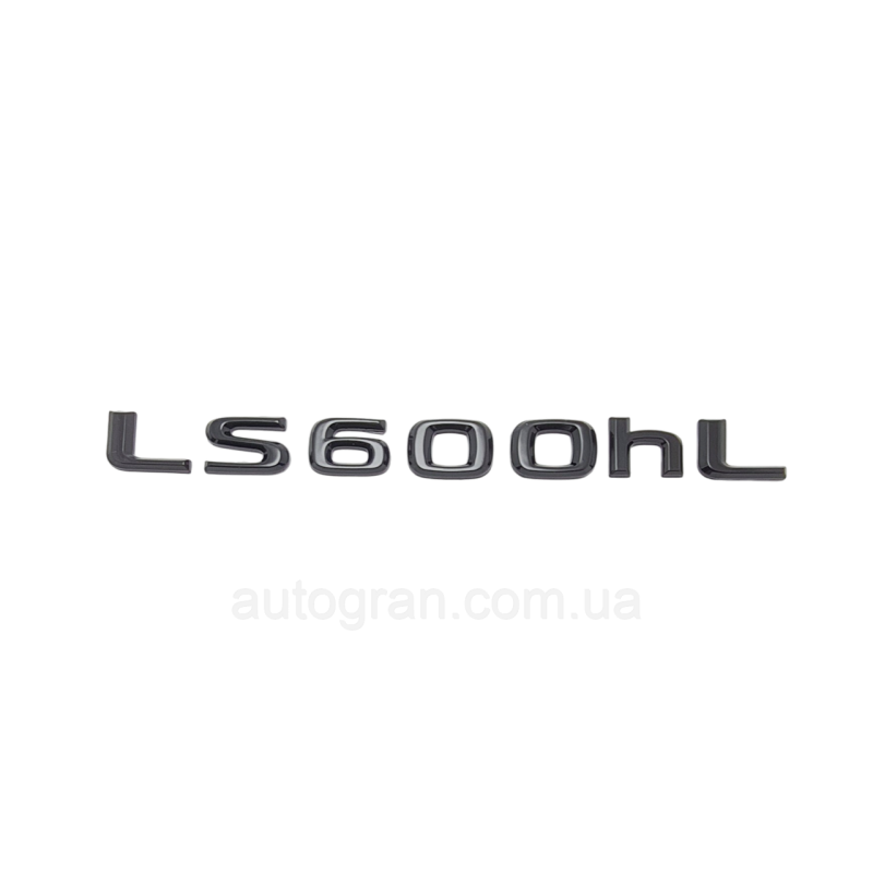 Емблема напис багажника Lexus LS600hl чорна