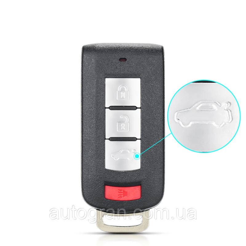 Корпус ключа Mitsubishi ASX Outlander Sport Pajero Lancer 3 кнопки Корпус ключа Mitsubishi ASX Outlander Sport Pajero Lancer 3 кнопки