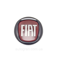 Емблема решітки радіатора Fiat 12см чорна