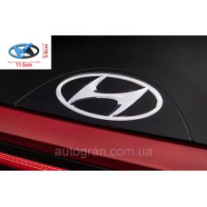 Емблема решітки радіатора Hyundai 11,5см*5,7см
