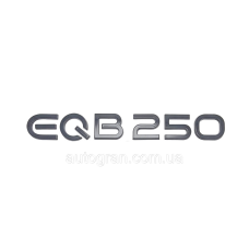 Емблема надпись багажника Mercedes-Benz EQB250 чорна