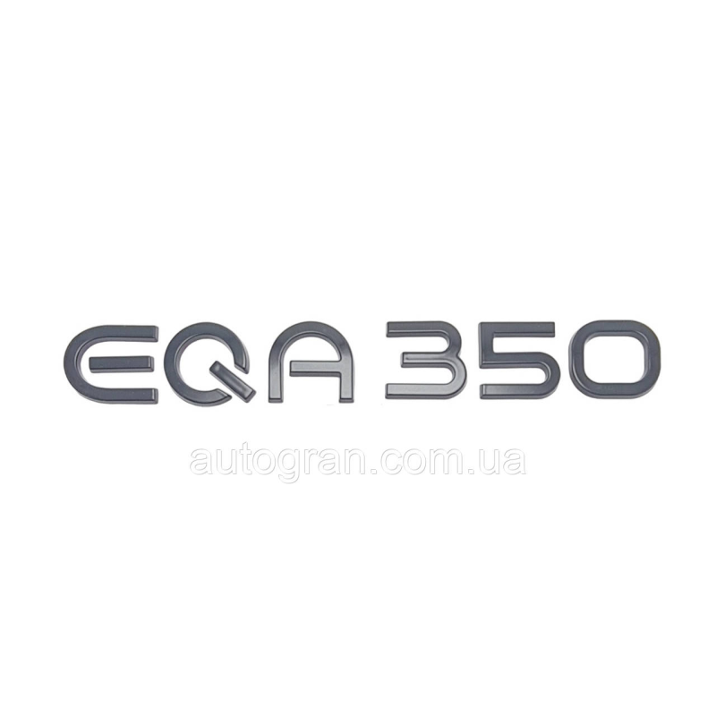 Емблема надпись багажника Mercedes-Benz  EQA350 чорна