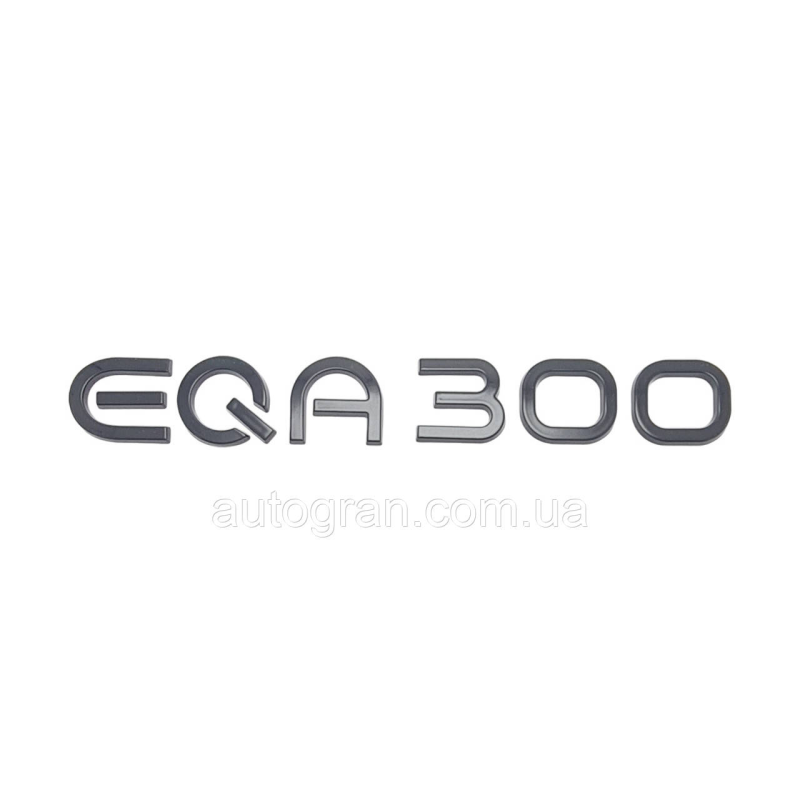 Емблема надпись багажника Mercedes-Benz  EQA300 чорна