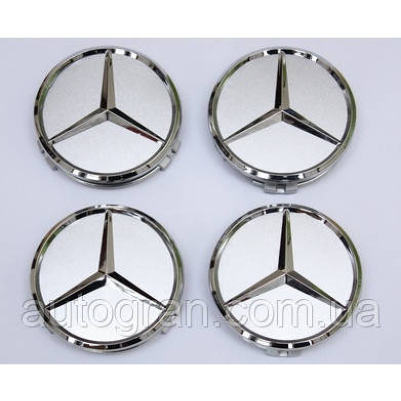 Заглушки ковпачки литих дисків Mercedes 60 мм