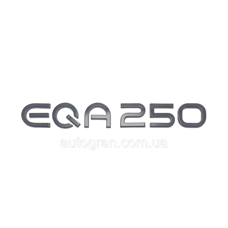 Емблема надпись багажника Mercedes-Benz EQA250 чорна Емблема надпись багажника Mercedes-Benz EQA250 чорна