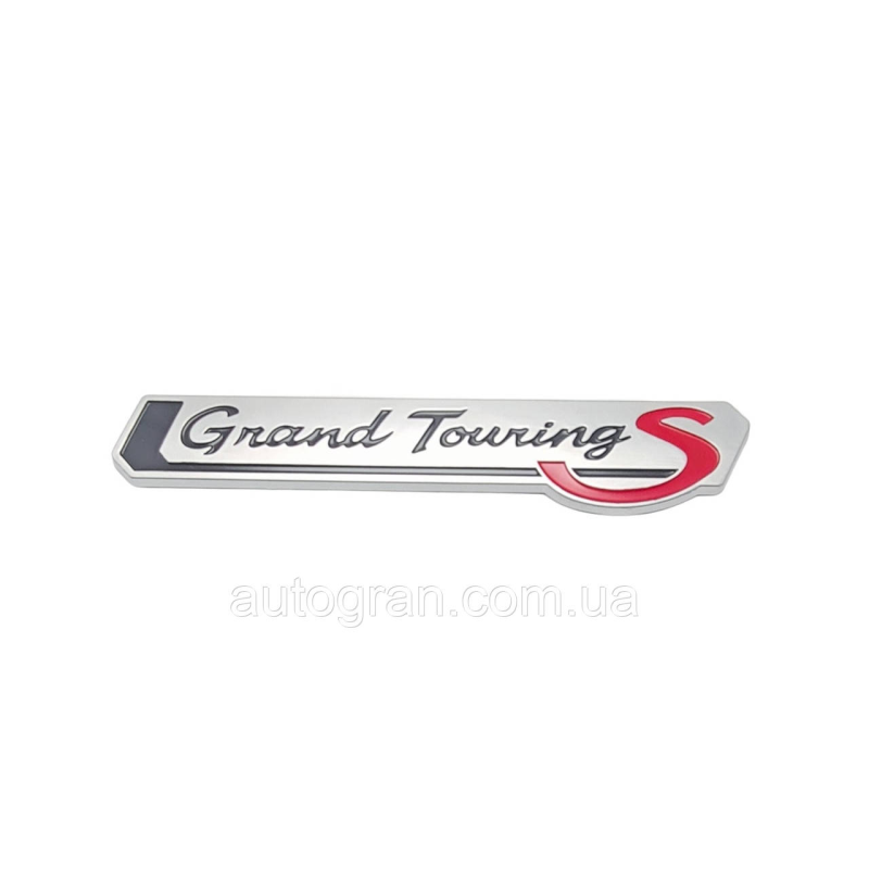 Емблема напис багажника Grand Touring S Емблема напис багажника Grand Touring S
