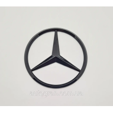Емблема багажника зірка Mercedes W206 чорний глянець