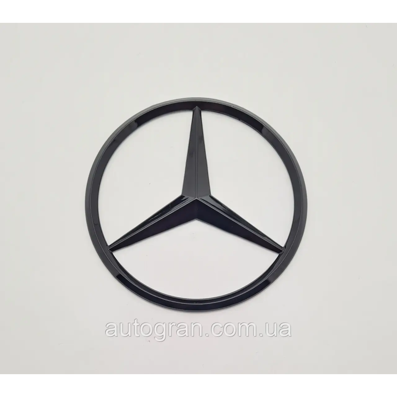 Емблема багажника зірка Mercedes W206 чорний глянець