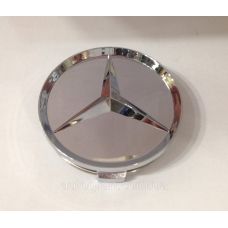 Заглушки ковпачки литих дисків Mercedes хром