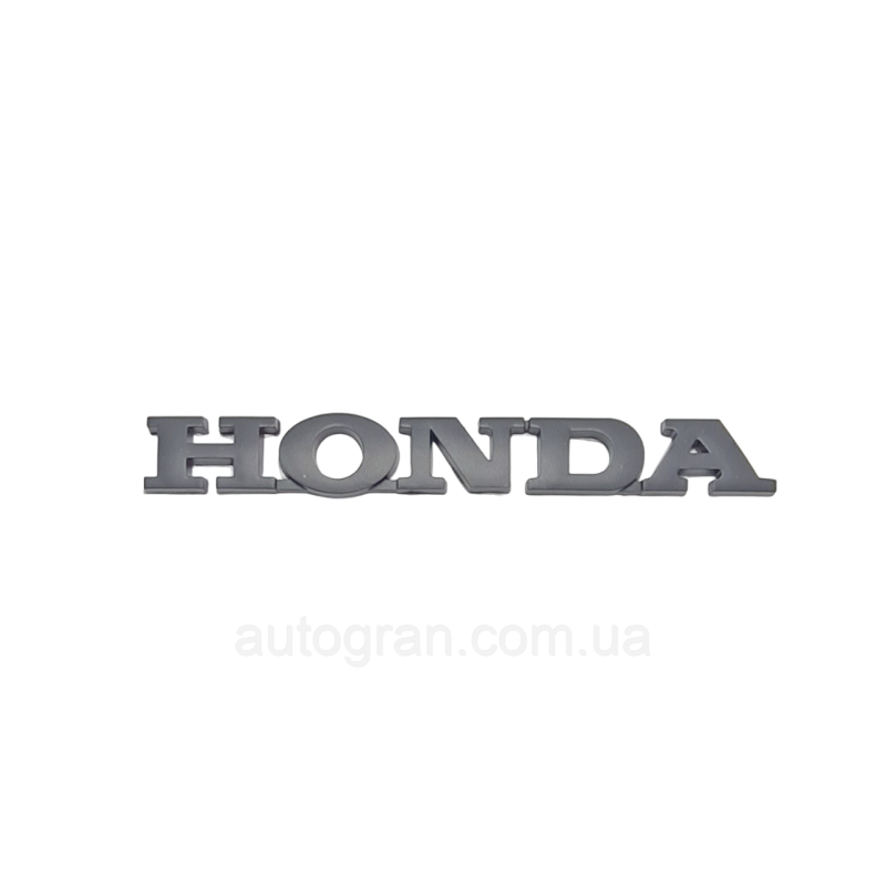 Емблема напис багажника Honda чорна Емблема напис багажника Honda чорна