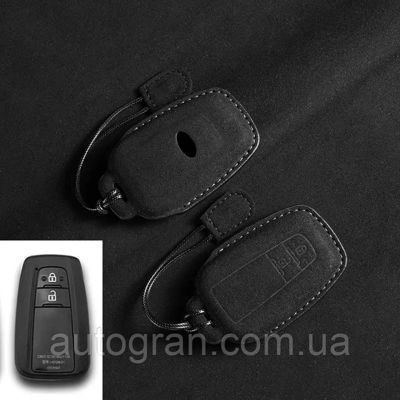 Чохол на смарт ключ Toyota 2кнопки Corolla Camry LC200 Yaris Land Cruiser Prado RAV4 Venza