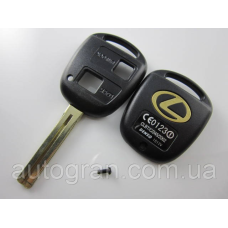 Корпус ключа Lexus 2 кнопки лезо Toy48