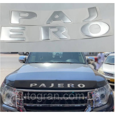 Емблема напис капота Mitsubishi Pajero