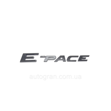 Емблема напис багажника Jaguar E-pace чорна