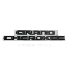 Емблема напис JEEP Grand Cherokee тип1 чорна