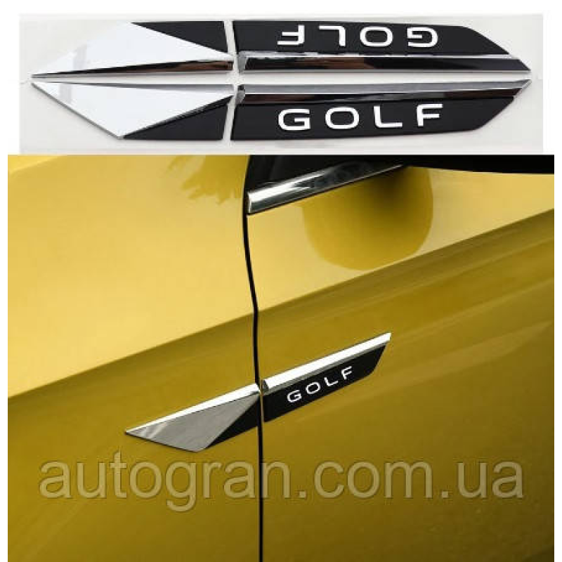 Емблеми на крила VW Volkswagen Golf