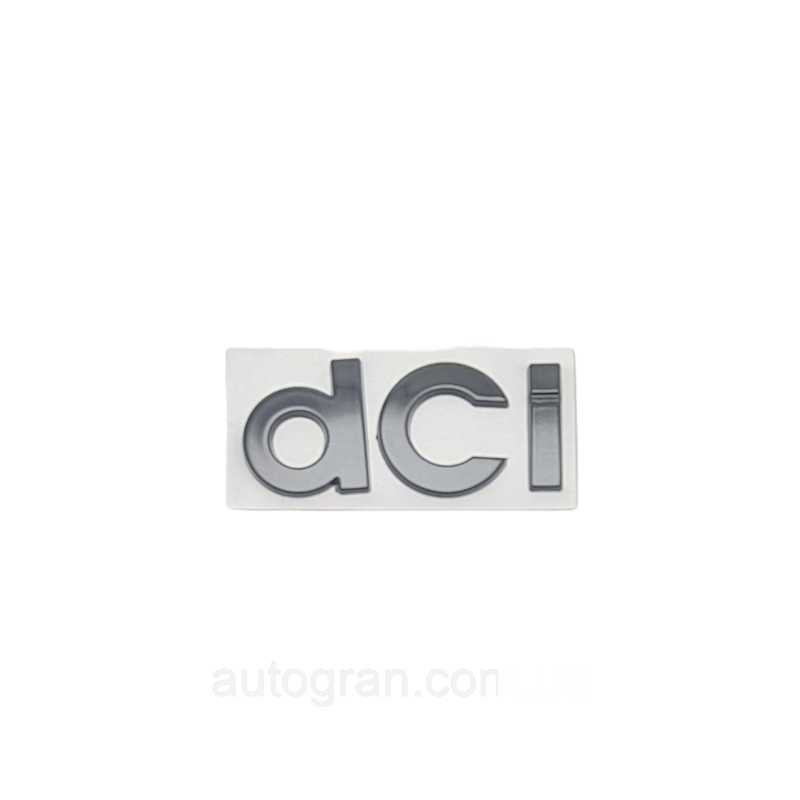 Емблема напис багажника Renault Nissan DCI чорна