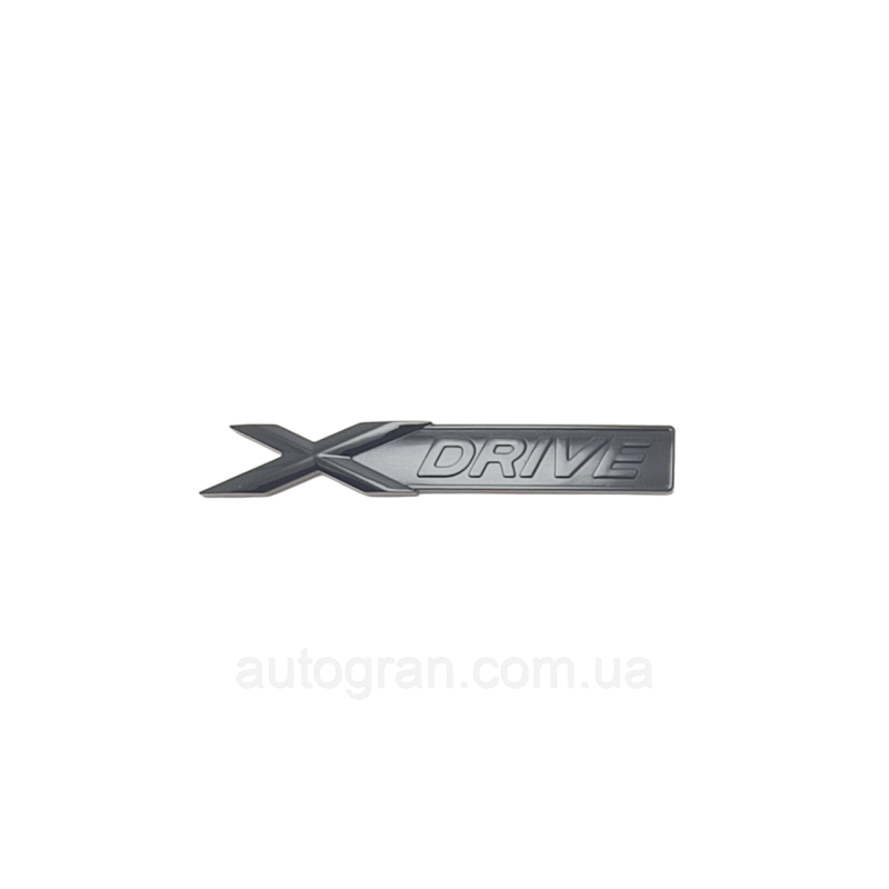 Емблема кузова BMW Xdrive чорна