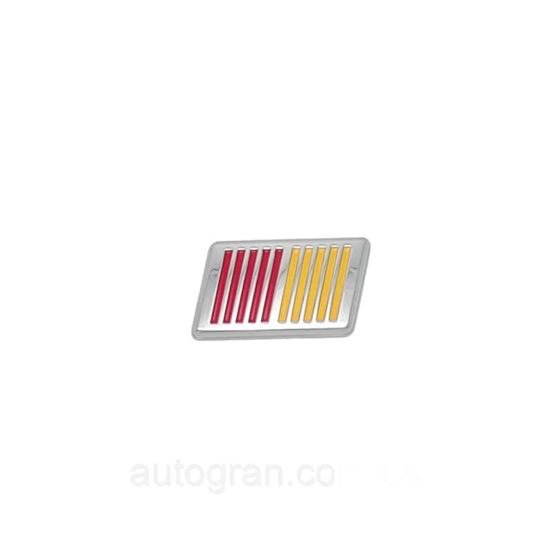 Емблема кузова Mitsubishi Ralliart ромб Емблема кузова Mitsubishi Ralliart ромб