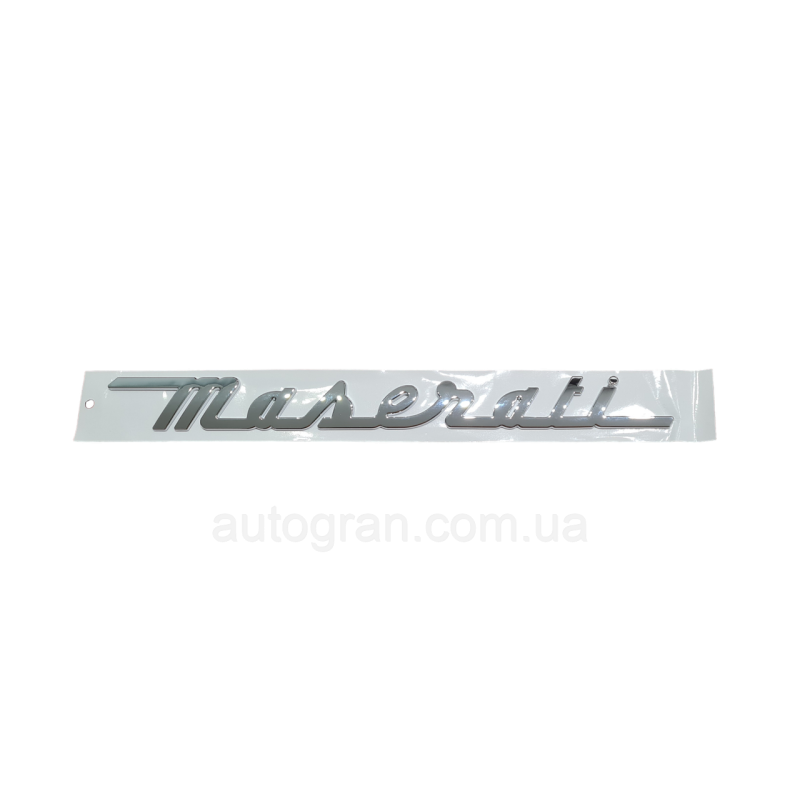 Емблема напис багажника Maserati