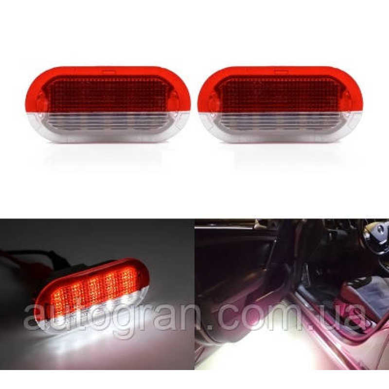 LED підсвічування дверей VW Volkswagen Golf 4, Touran, Bora, Caddy 2004-