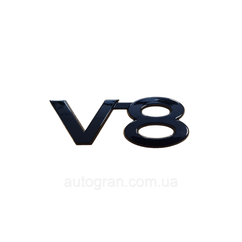 Емблема напис багажника Toyota Land Cruiser 200 Prado чорна V8