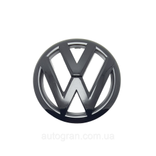 Емблема решітки радіатора VW Volkswagen Golf 6 5K0853601FULM 5k0853601c чорний глянець