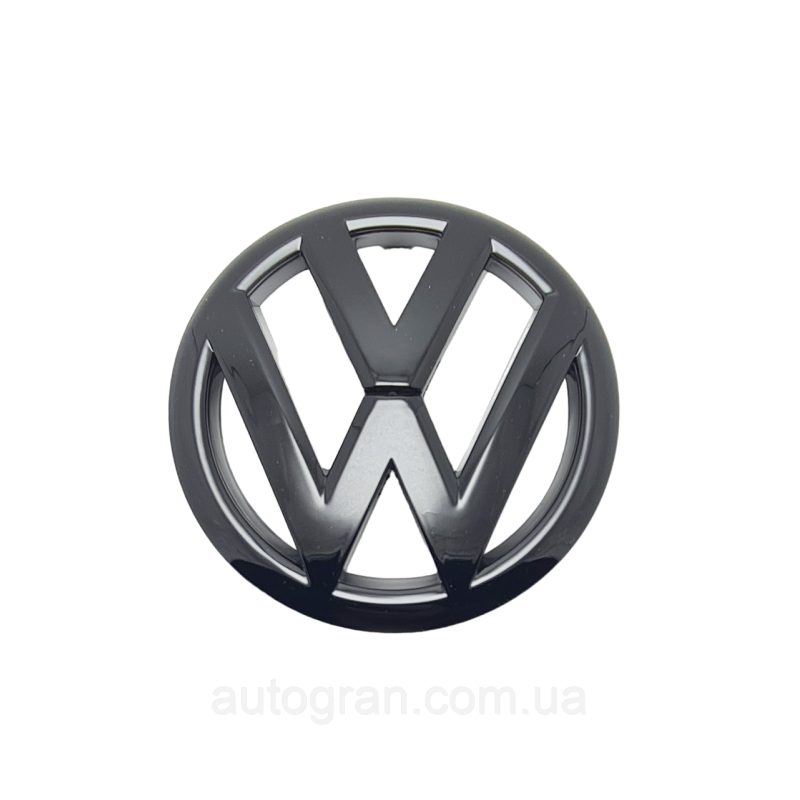 Емблема решітки радіатора VW Volkswagen Golf 6 5K0853601FULM 5k0853601c чорний глянець