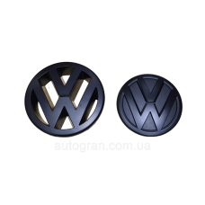 Емблеми решітки та багажника VW Volkswagen Golf 5 HB чорні