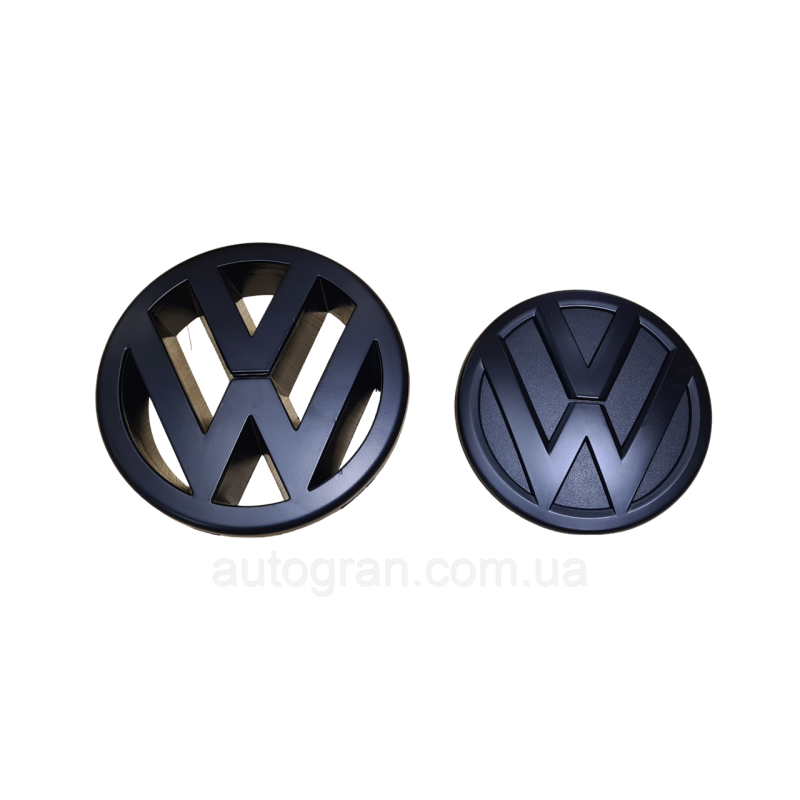 Емблеми решітки та багажника VW Volkswagen Golf 5 HB чорні