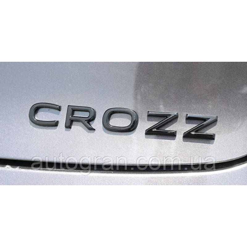 Емблема напис багажника VW Volkswagen ID4 ID6 crozz чорна