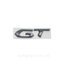 Емблема кузова GT тип1 чорна