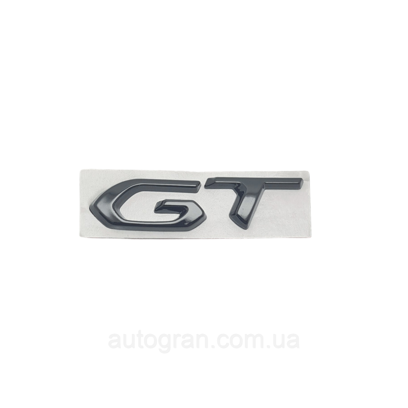 Емблема кузова GT тип1 чорна Емблема кузова GT тип1 чорна