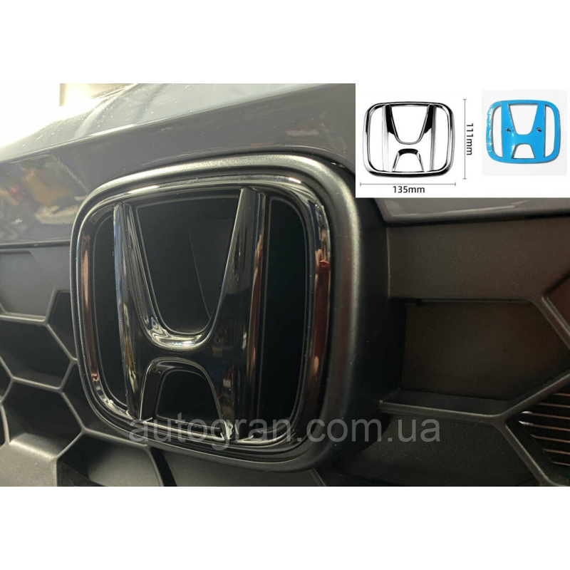 Емблема решітки радіатора Honda CRV Legend 135мм*111мм чорна Емблема решітки радіатора Honda CRV Legend 135мм*111мм чорна