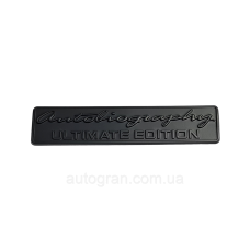 Емблема напис кришки багажника Range Rover Autobiography Ultimate Edition чорна матова