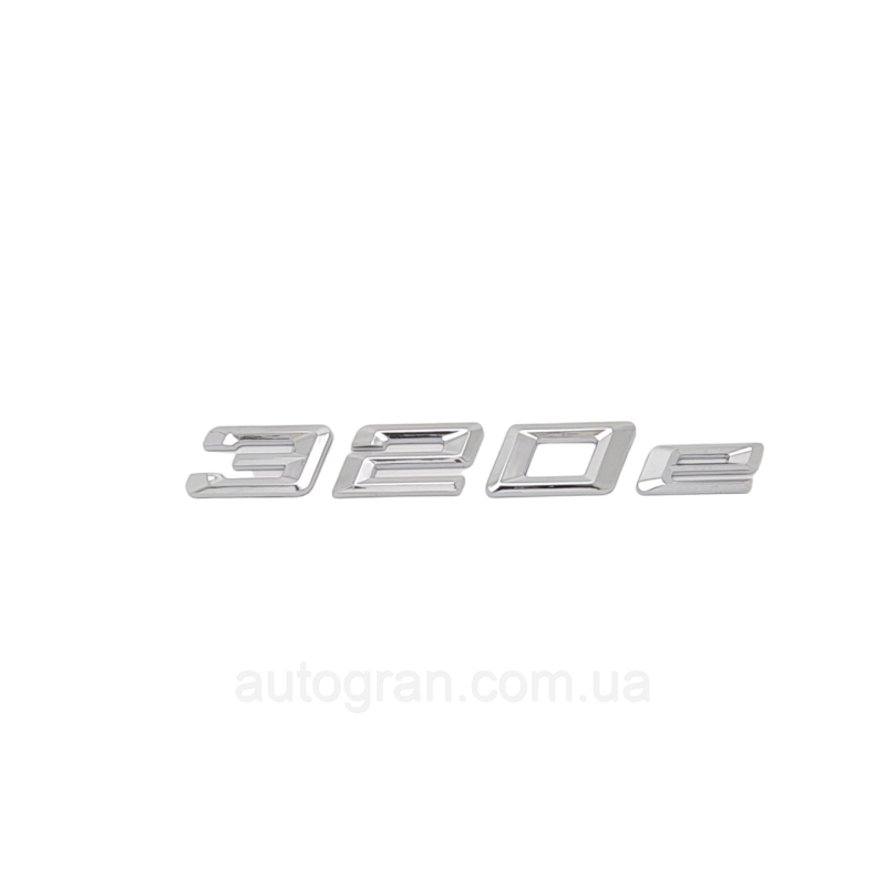 Емблема напис багажника BMW 320e Емблема напис багажника BMW 320e