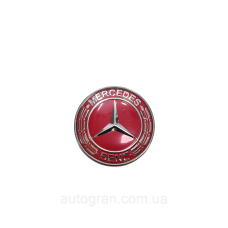 Емблема значок капота Mercedes червоний для Vito Viano Sprinter ML GL