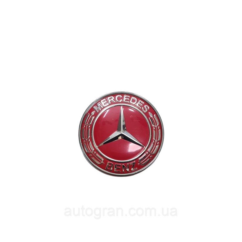 Емблема значок капота Mercedes червоний для Vito Viano Sprinter ML GL