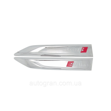 Емблеми на крила Audi S-Line Sline хром